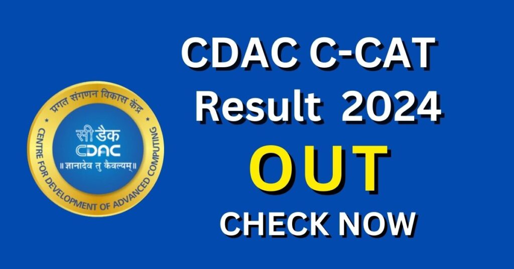 CDAC C-CAT Result 2024