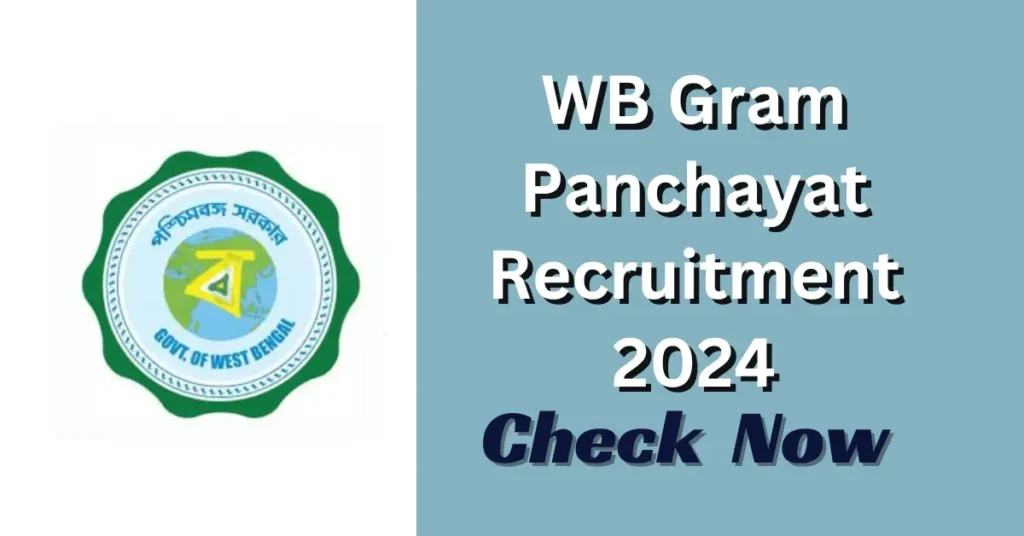 WB Gram Panchayat Recruitment 2024