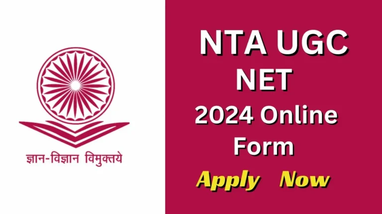 NTA UGC NET June 2024 Online Form